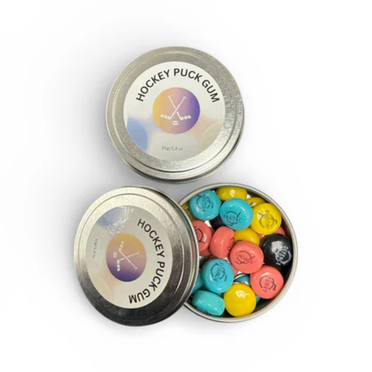 Hockey Puck Gum Tin