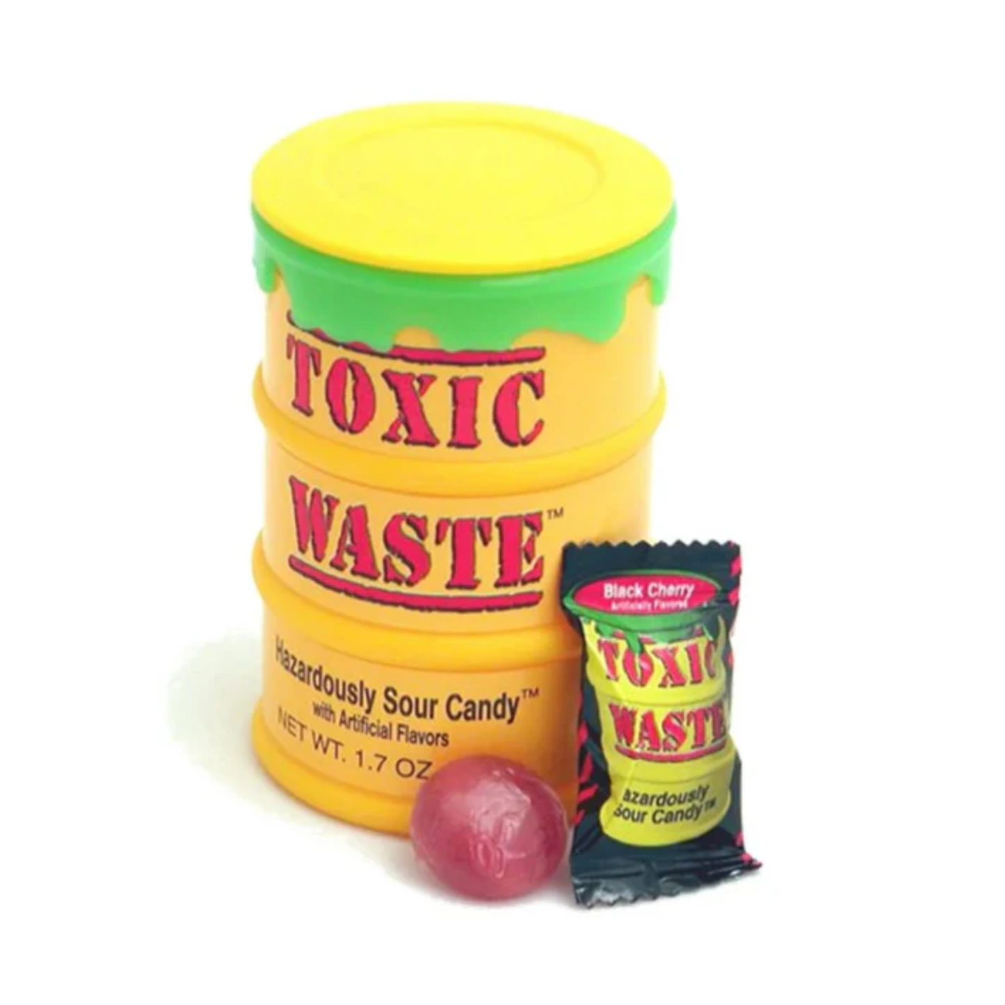 Toxic Waste Original Sour Candy Drum