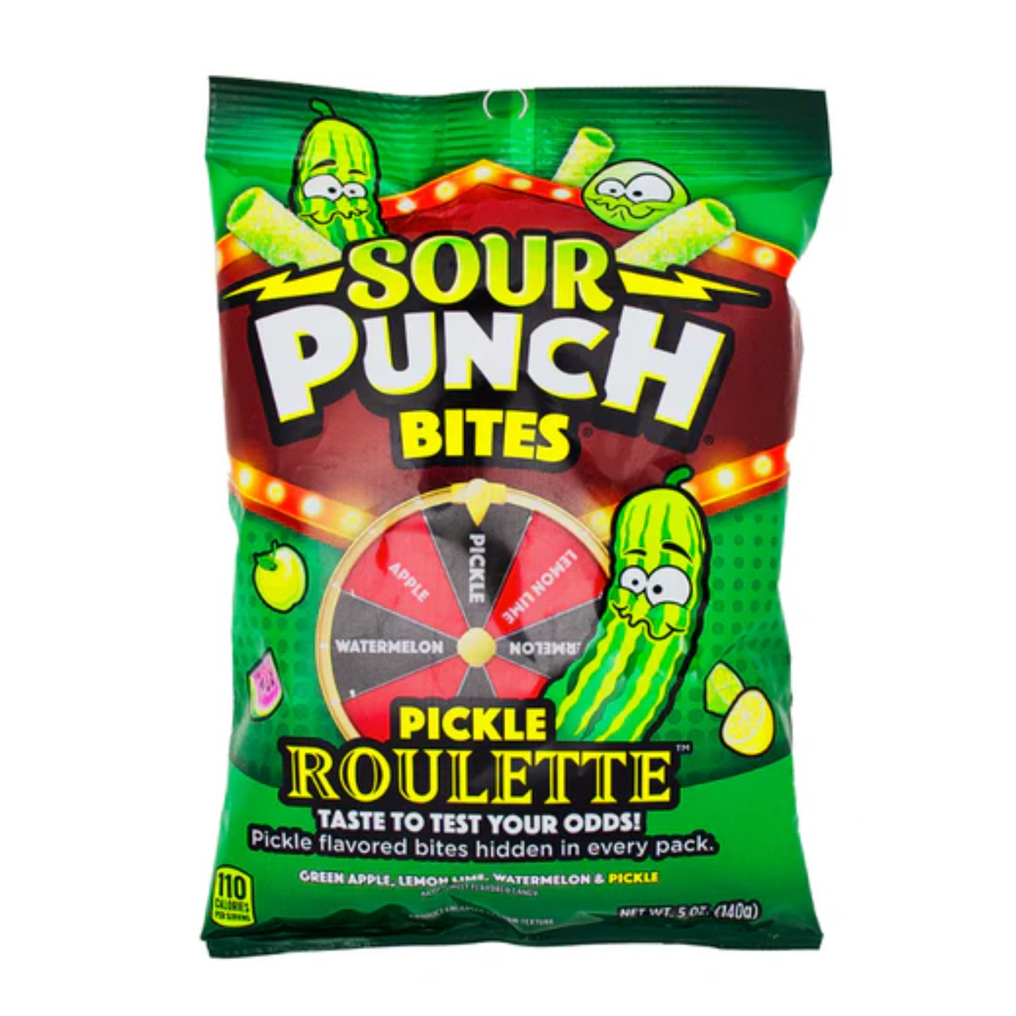 Sour Punch Bites Pickle Roulette