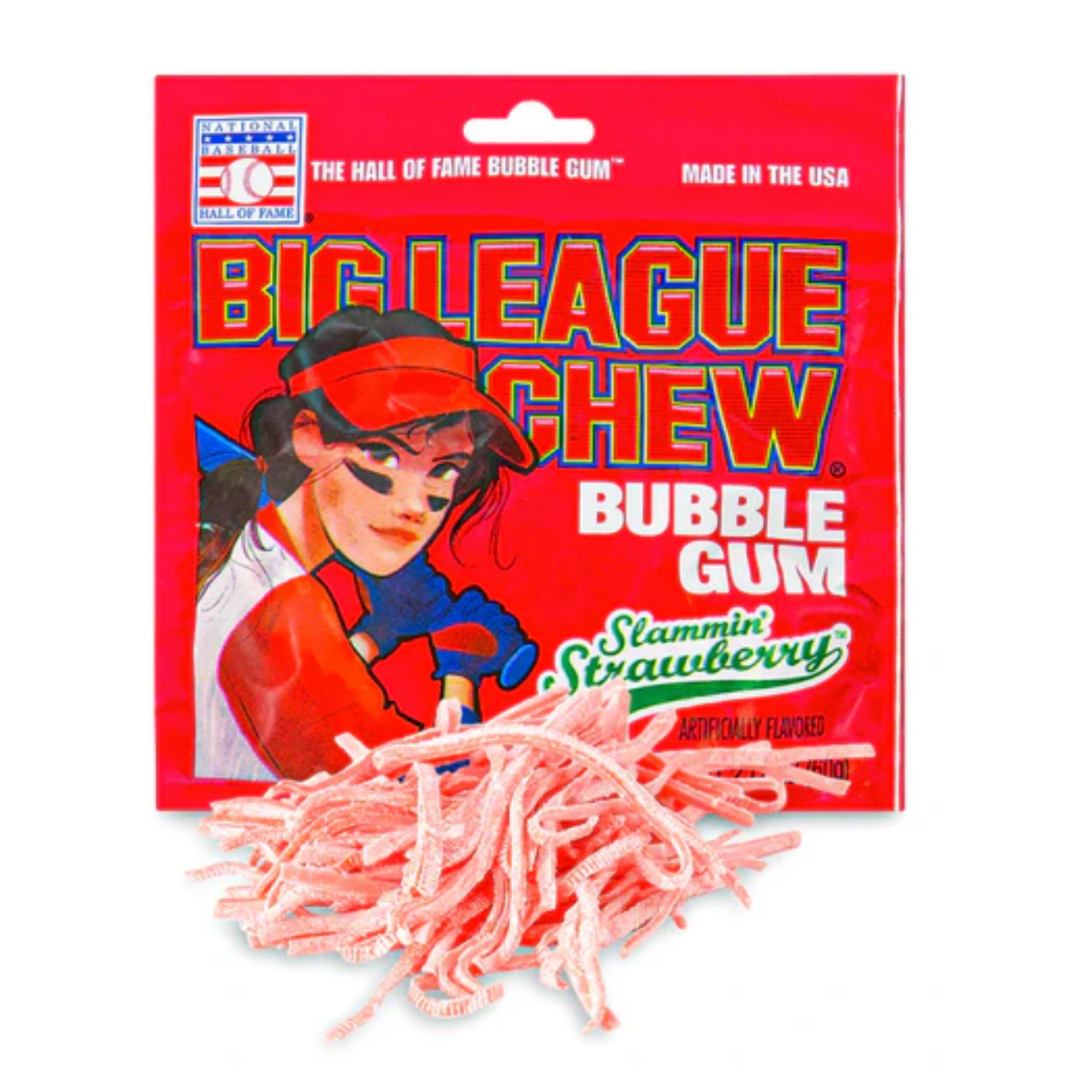 Big League Chew Slammin' Strawberry