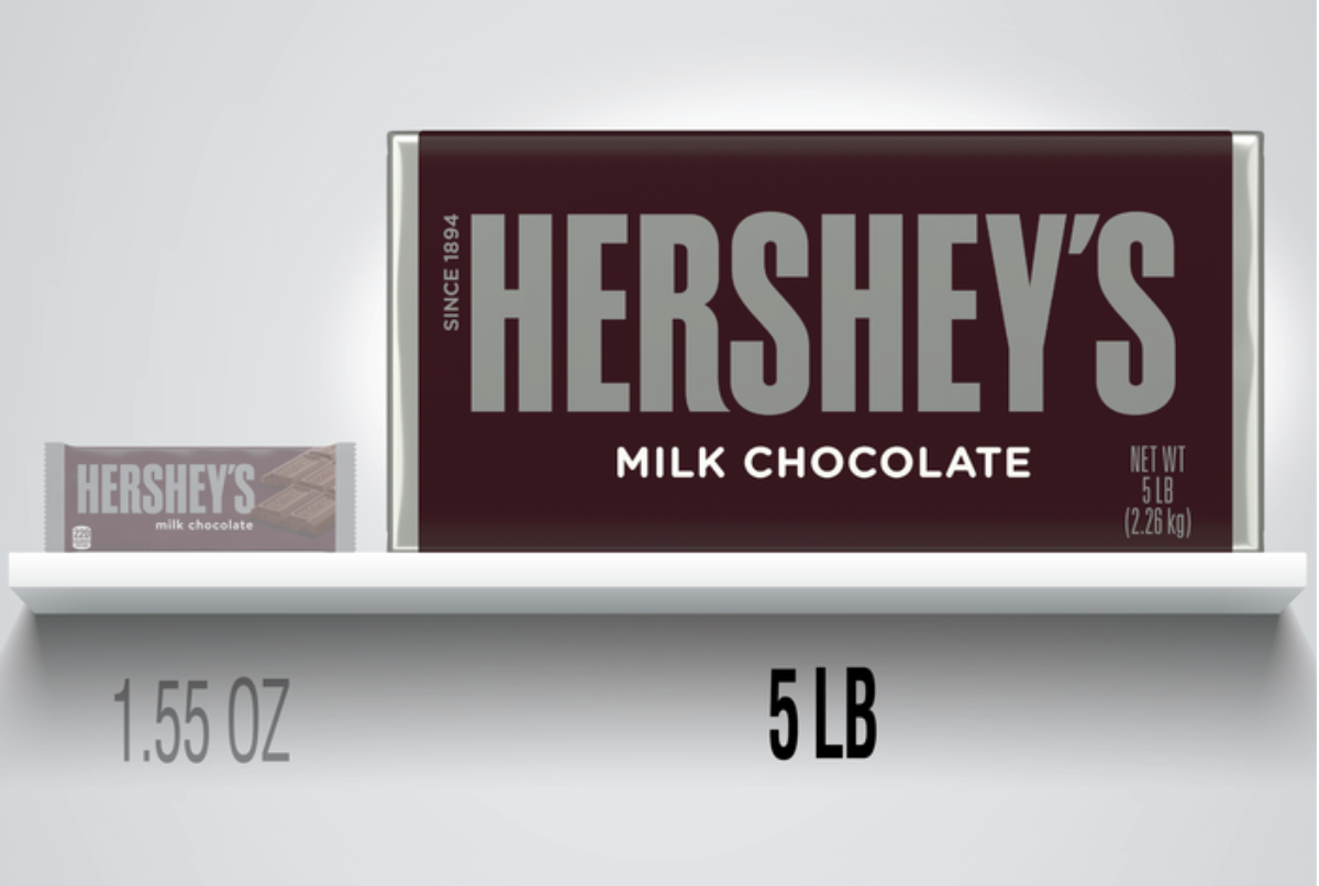 5LB MEGA Hershey's Chocolate Bar