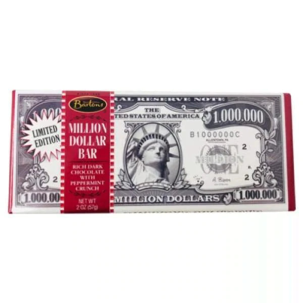 Barton's Million Dollar Dark Chocolate Bar - Candy Floss Land
