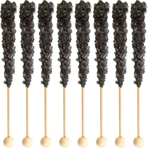 Rock Candy On A Stick Black