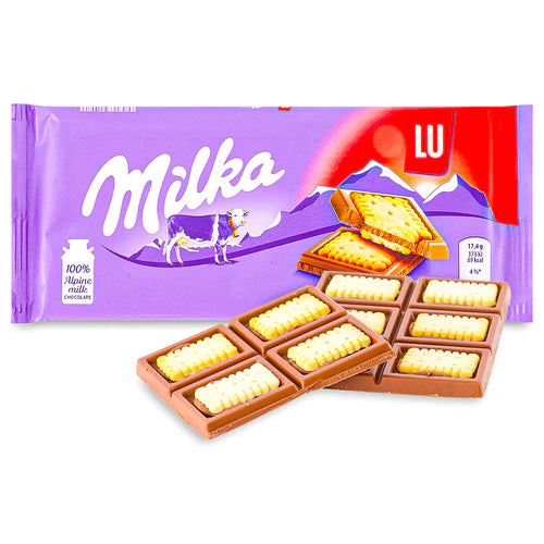 Milka Lu Chocolate Bars - Candy Floss Land