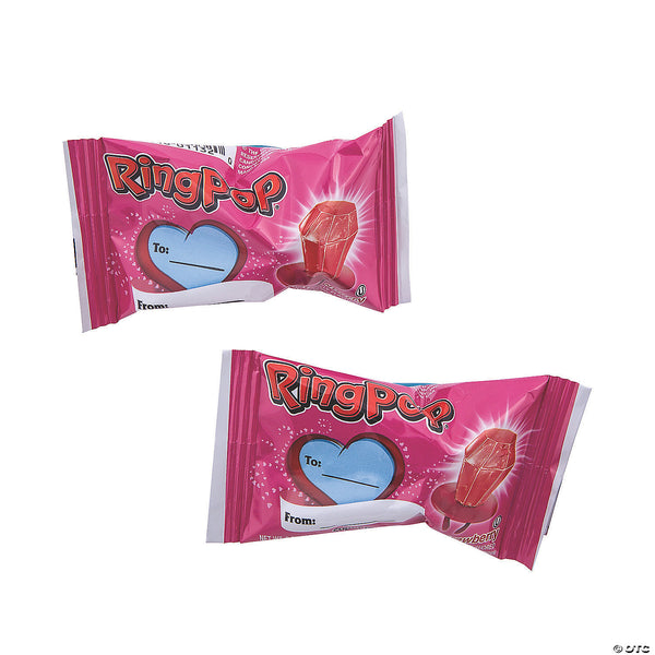 Cupid Ring Pops Exchange Box