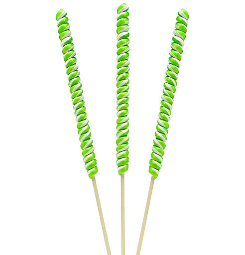 Tesla's Tall Twist Pops Green