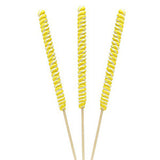 Tesla's Tall Twist Pops Yellow