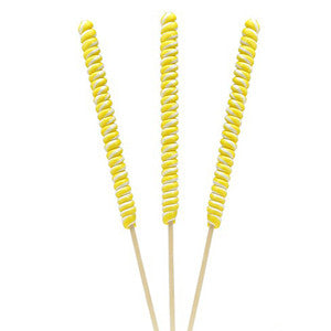 Tesla's Tall Twist Pops Yellow
