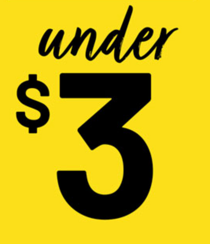 $3 and Under