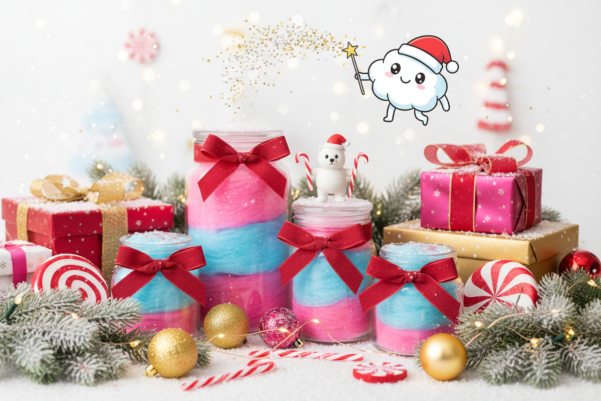 Festive Christmas cotton candy collection hero image