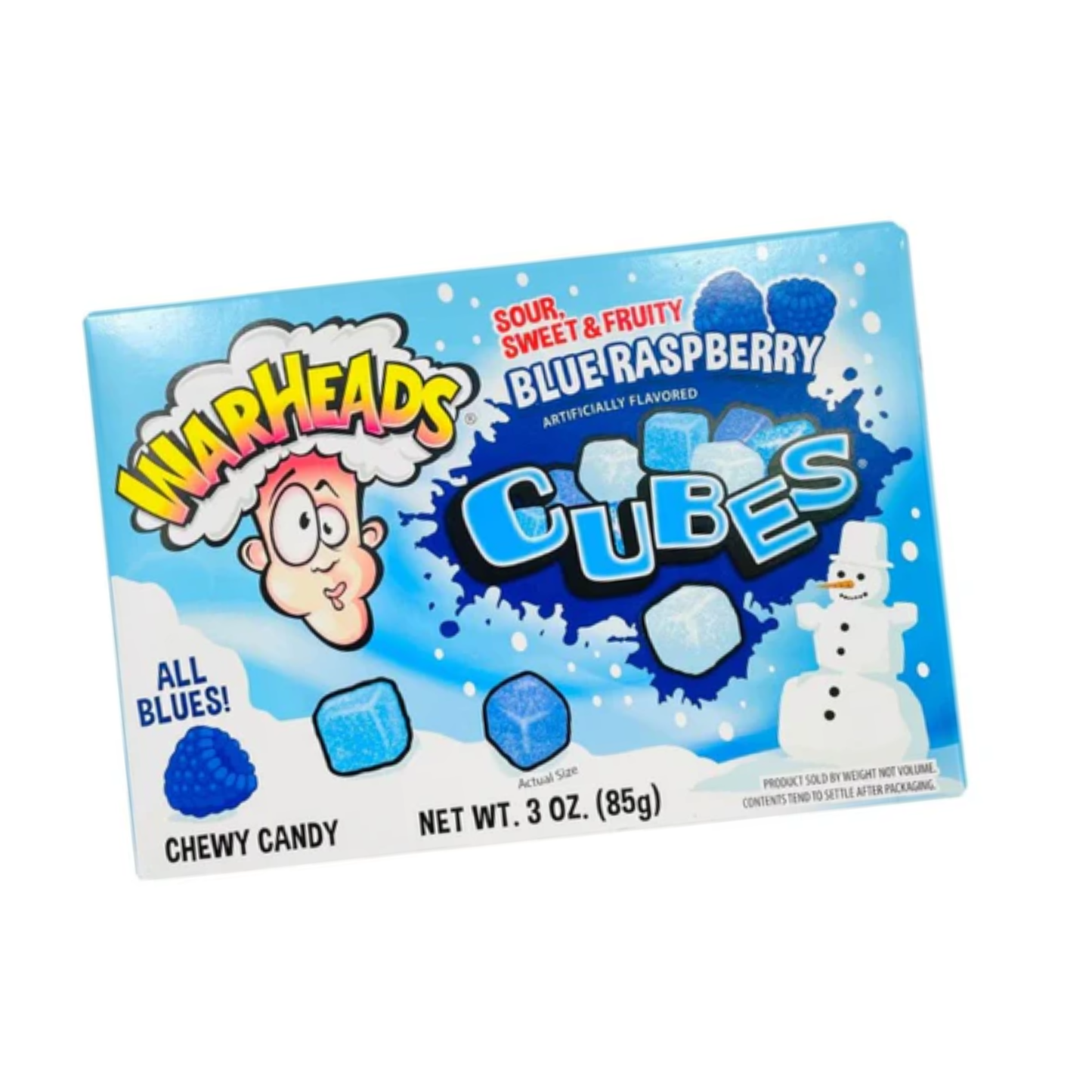 Warheads All Blue Blizzard Cubes
