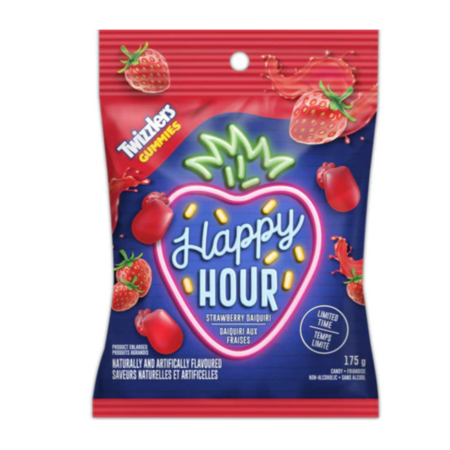 Twizzlers Happy Hour Gummies - Strawberry Dauquiri