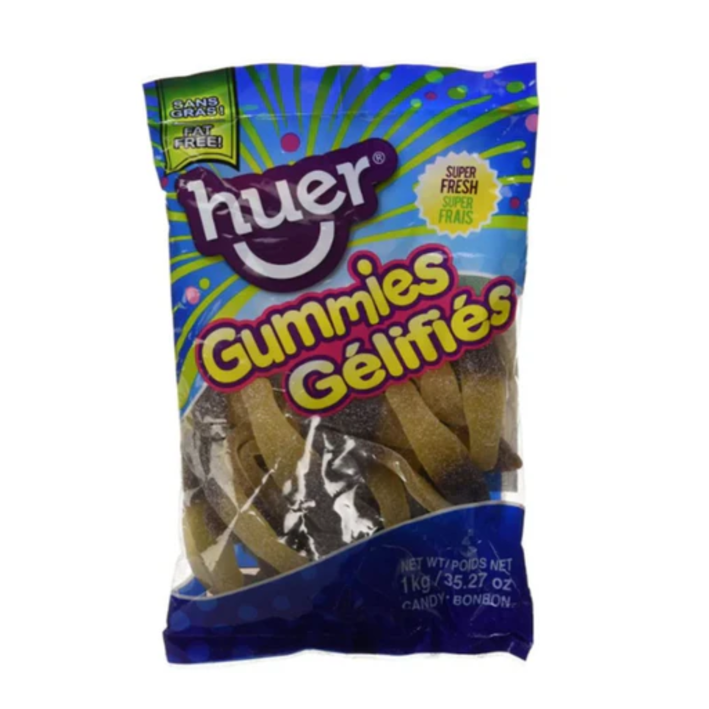 Huer Giant Sour Cola Bottle Gummy