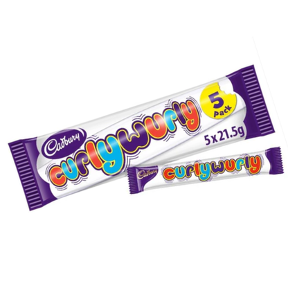 Cadbury Curly Wurly - 5 pack