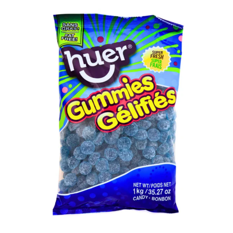 Huer Sour Blue Razzberries Gummy