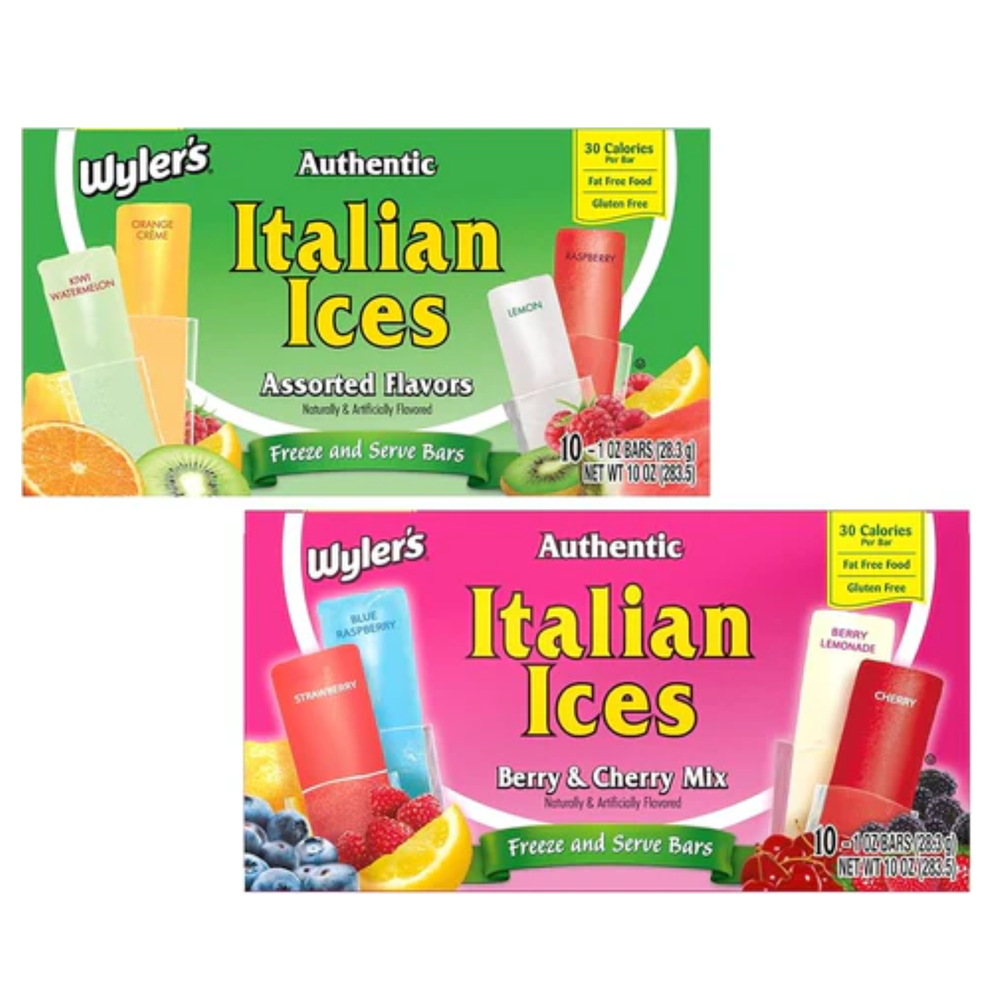 Italian Ices Freeze Pops