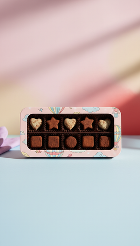 Assorted Chocolates Vintage Gift Box
