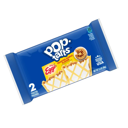 Pop Tarts Eggo Frosted Maple Flavor