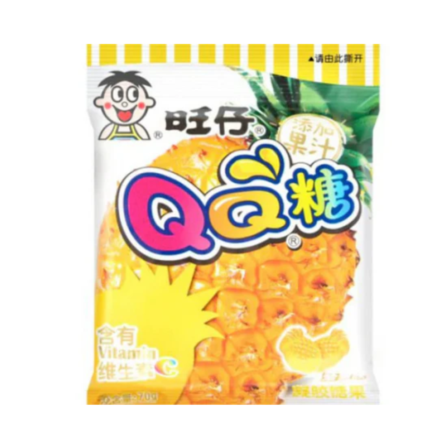 Want-Want QQ Gummy - Pineapple