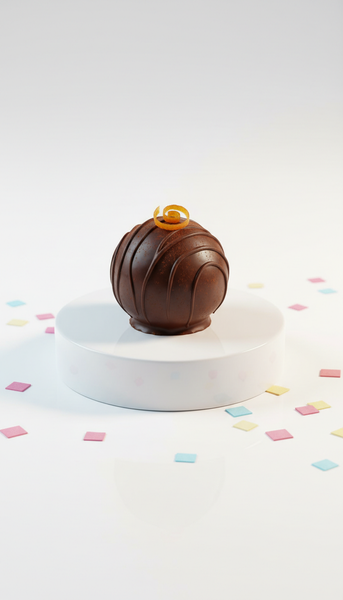 Hand-dipped chocolate truffles