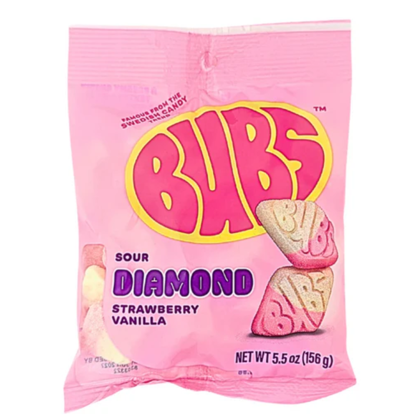 BUBS Sour Diamond Strawberry Vanilla