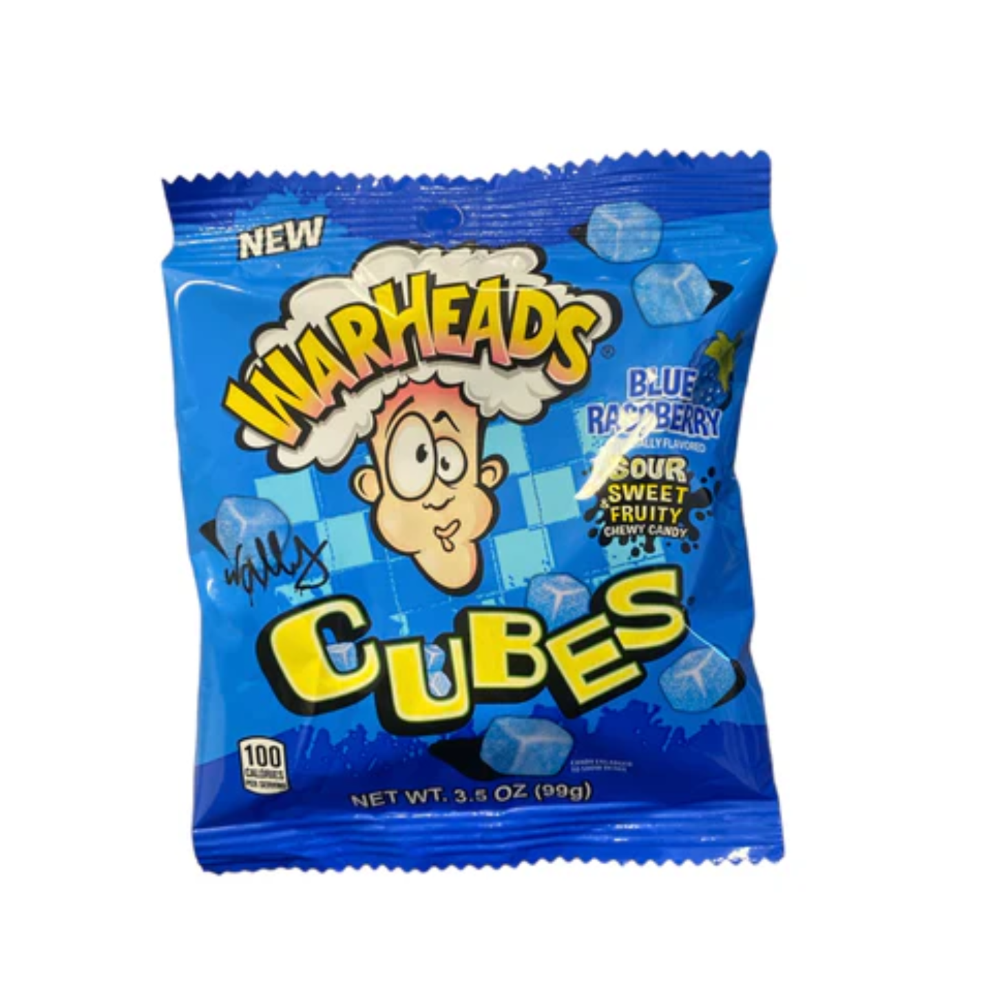 Warheads  Cubes Blue Raspberry