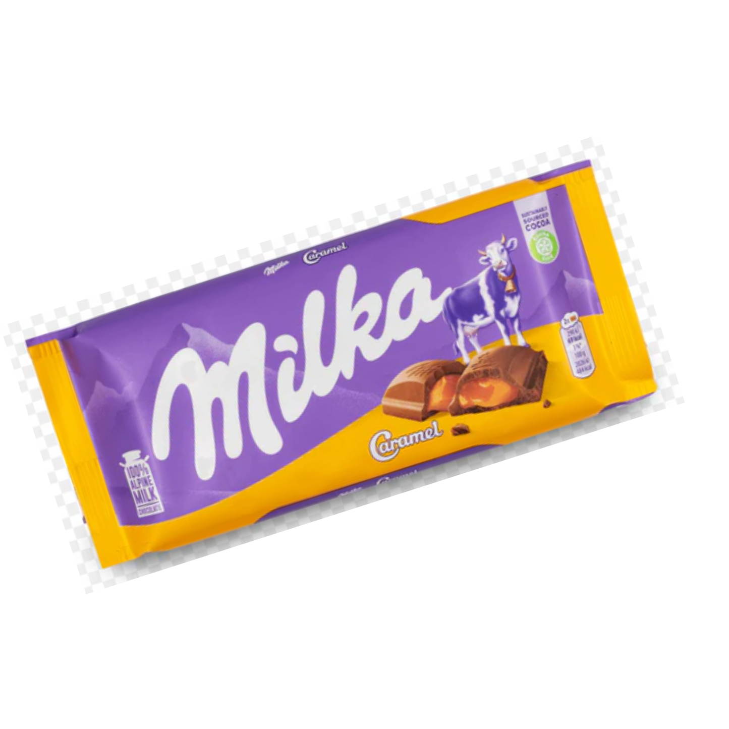 Milka Caramel Chocolate Bar