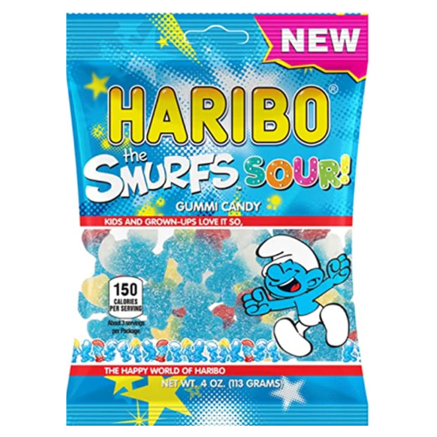 Haribo Smurfs Sour Peg