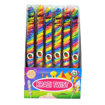 Krazy Twist Tall Lollipops