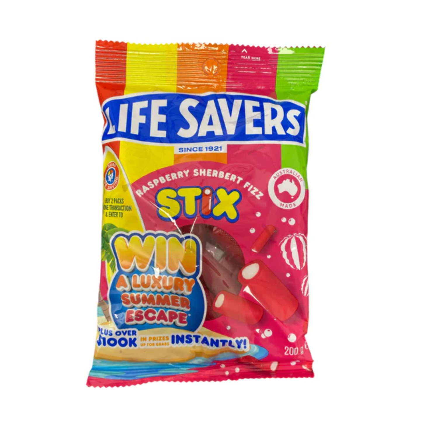 Life Savers Raspberry Sherbert Stix