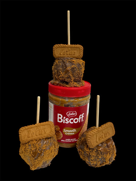 Gourmet Biscoff Chocolate Caramel Apple