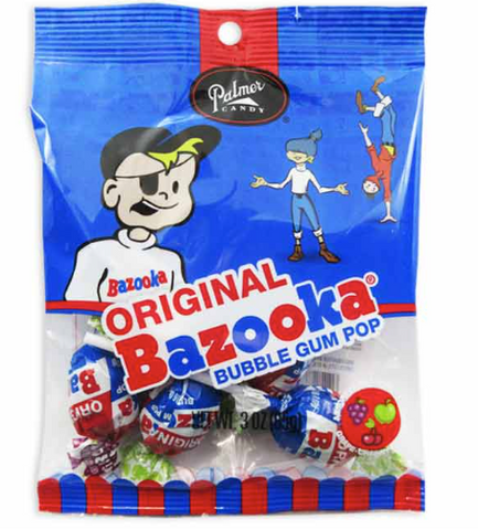 Bazooka Original Bubble Gum Pops