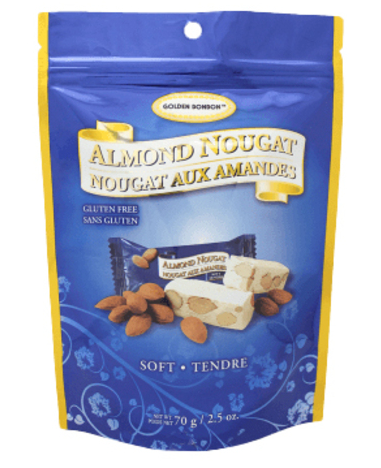 Golden Bonbon Almond Nougat SOFT