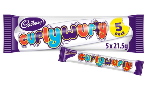 Cadbury Curly Wurly - 5 pack