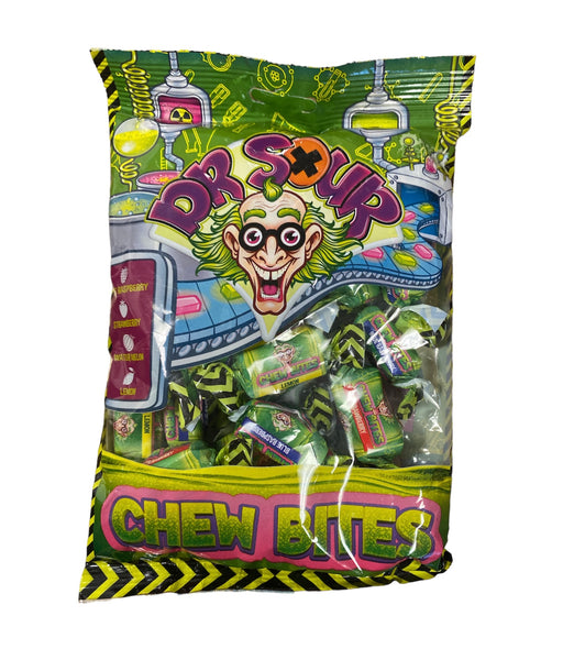 Dr Sour Raspberry Dr. Sour Chew Bites – Candy Floss Land