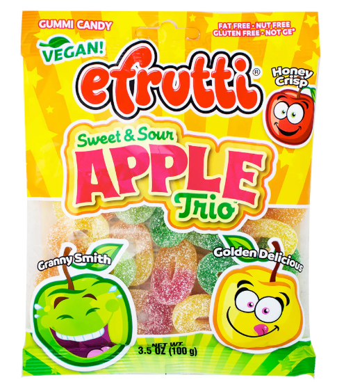 Efrutti Sweet & Sour Apple Trio