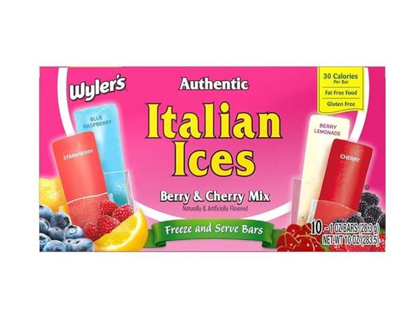 Italian Ices Freeze Pops
