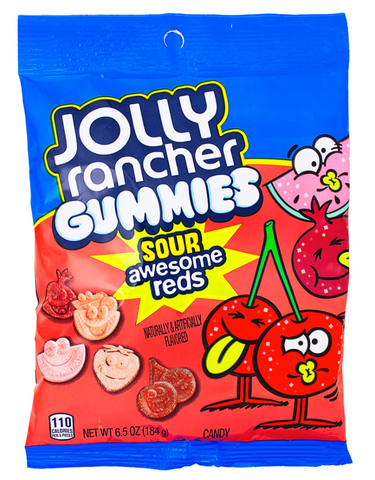 Jolly Rancher Sour Awesome Red Peg Bag