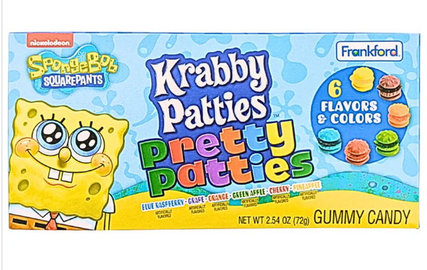 Krabby Patties Pretty Patties Gummy Candy
