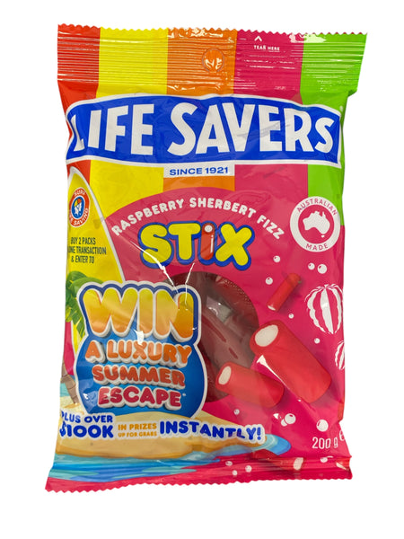 Life Savers Raspberry Sherbert Stix