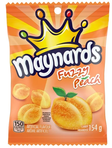 Maynards Fuzzy Peach Peg Bag