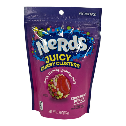 Nerds JUICY Gummy Clusters Strawberry Punch