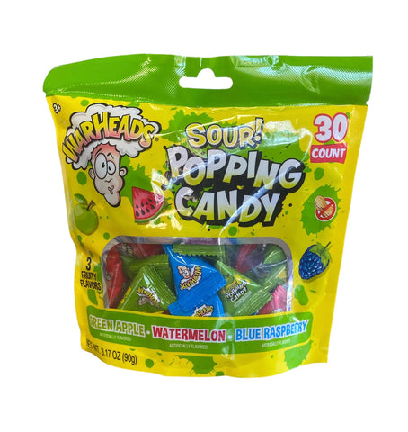WARHEADS SOUR POPPING CANDY - 30 COUNT