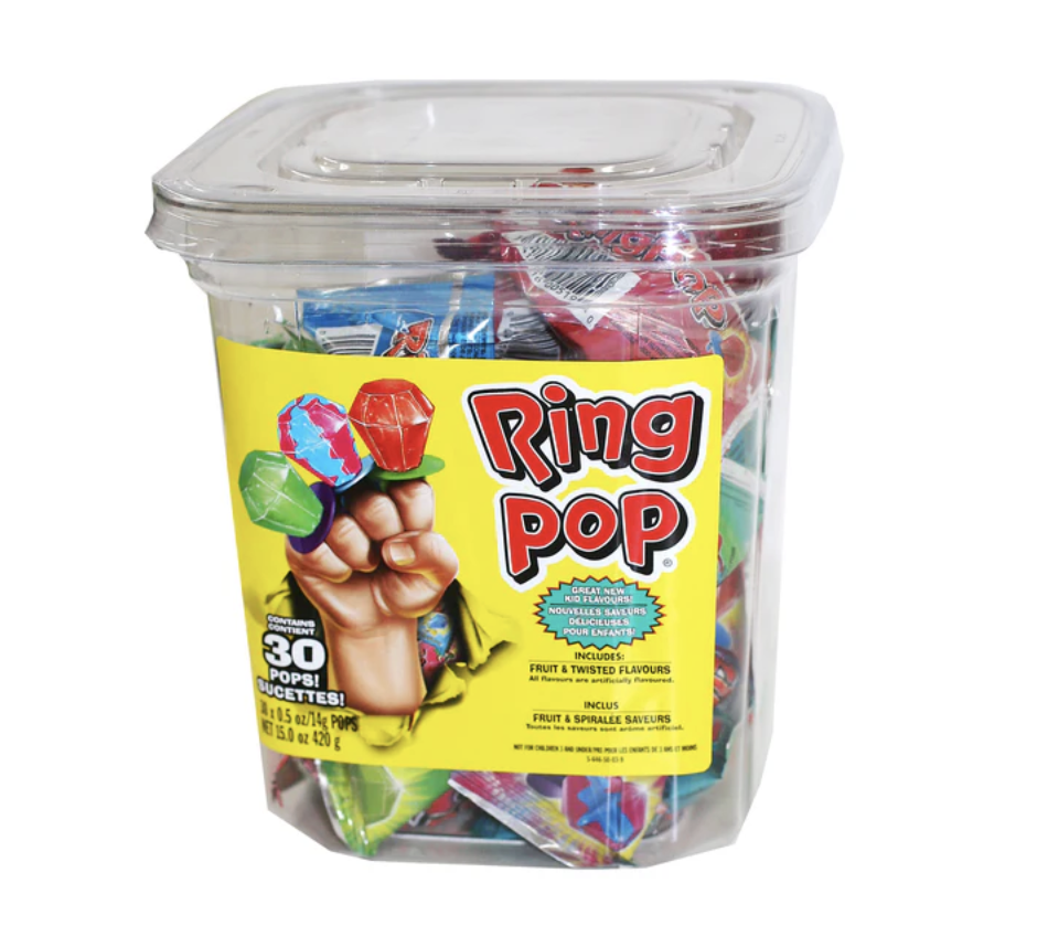 Ring Pops - 30 count Tub