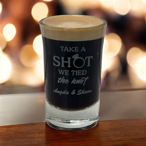 Engraved Shot Glass - Customized
