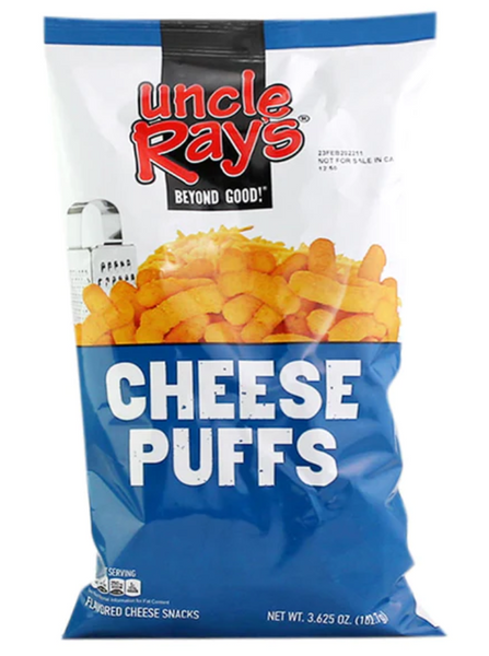 Uncle Ray S Cheese Puffs Candy Floss Land