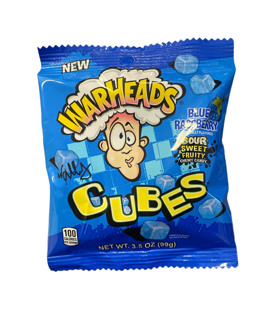 Warheads Cubes Blue Raspberry – Candy Floss Land