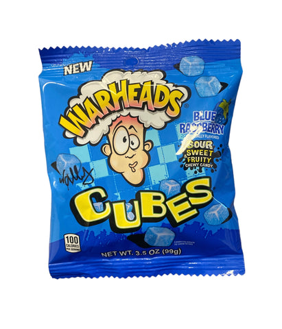 Warheads  Cubes Blue Raspberry