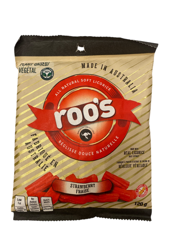 Roo's Licorice - Strawberry - Australia