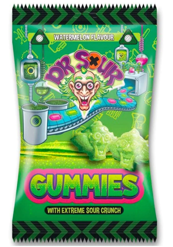 Dr Sour Raspberry Dr. Sour Gummies – Candy Floss Land